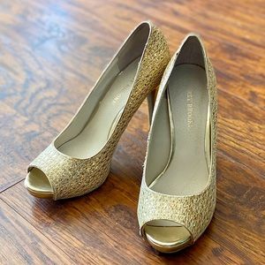 Gold Sequence High Heels